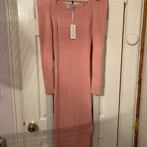 Petal & Pup puff Sleeve sweater Dress NWT